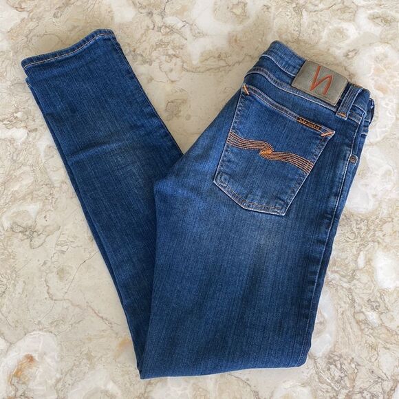 NUDIE Long John Television Blue Jeans - Picture 6 of 13